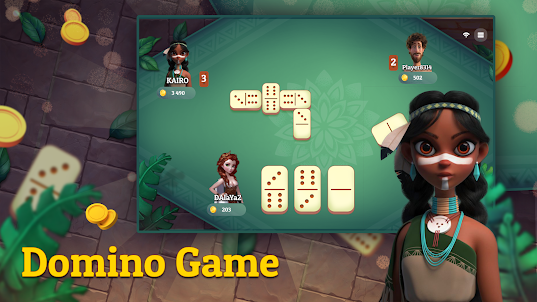 Domino: chat and puzzle