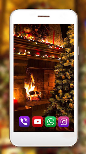 Christmas Fireplace Live Wallpaper