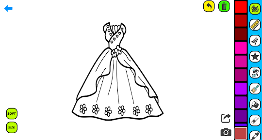 Gown Coloring Book