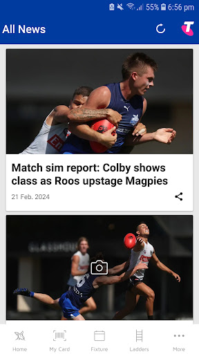North Melbourne Official App Screen 2