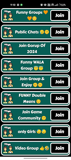 Android application Whats Active Groups Links Join screenshort