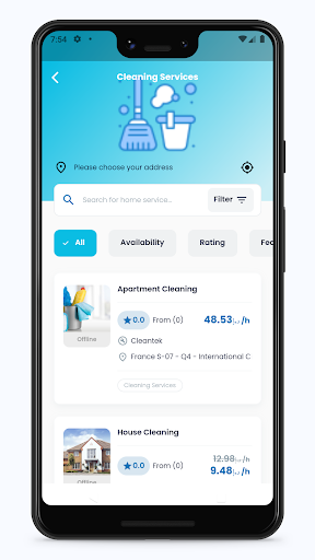 Cleantek Home Services Screen 2