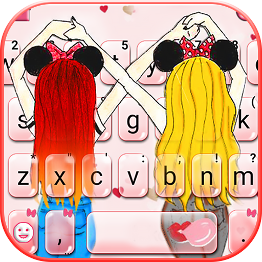 Best Friend Bow Girls Keyboard logo