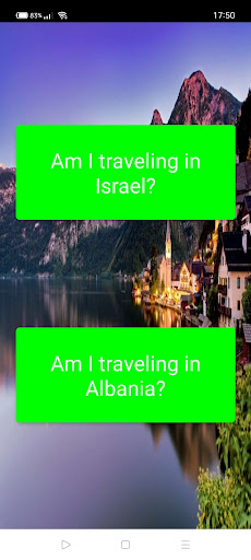 Android application מבחן המזל של דניאל screenshort