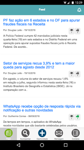 Android application XBusiness screenshort