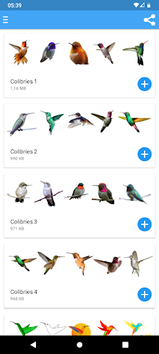 Stickers de colibries Screenshot 1 - AppWisp.com