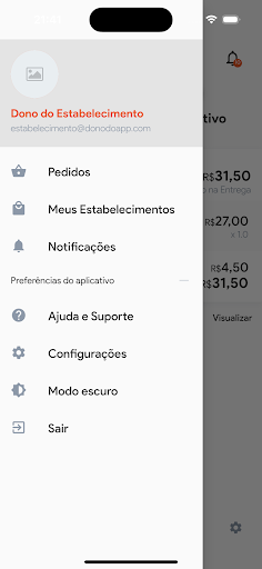 Click Delivery - Gestor