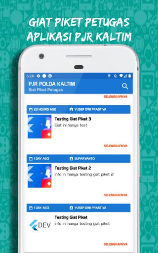PJR Polda KALTIM Screen 3