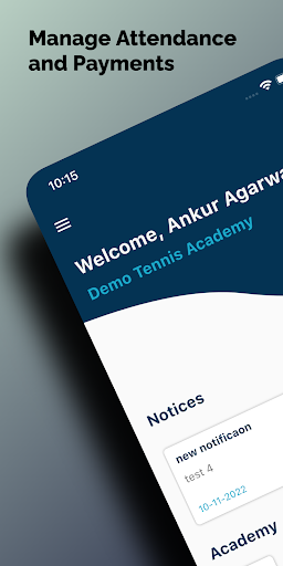 Android application Tap-In screenshort