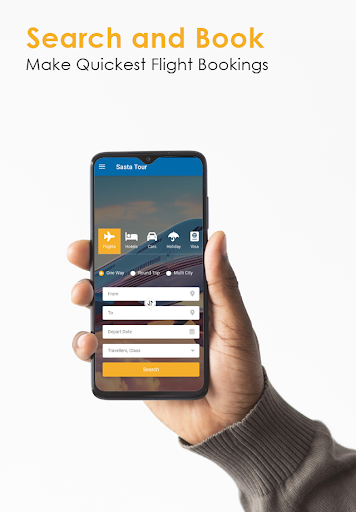 Android application Sasta Tour screenshort