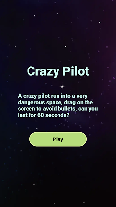 Crazy Pilot - Avoid bullets - Screenshot 1