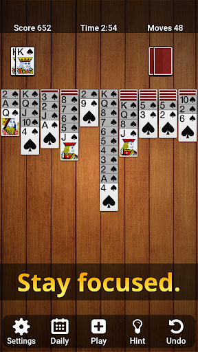 Spider Solitaire Screen 3
