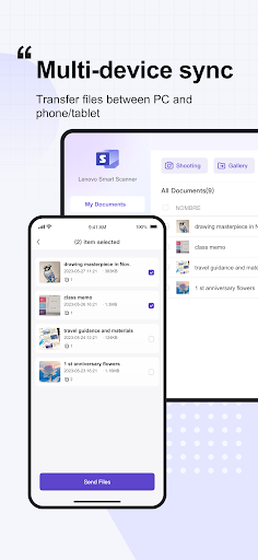 Screenshot of Lenovo Smart Scanner