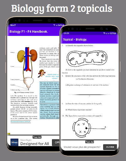 Biology; form 1-4 topicals. Screen 2