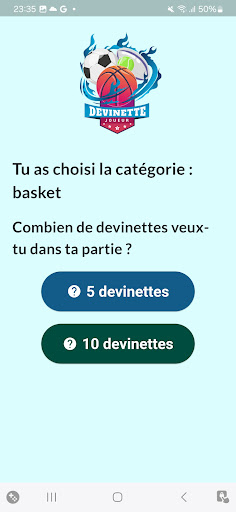 Devinette Joueur Screen 2
