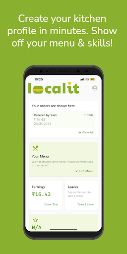 Android application Localit Business. screenshort
