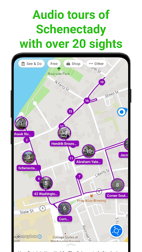 Android application Schenectady SmartGuide screenshort