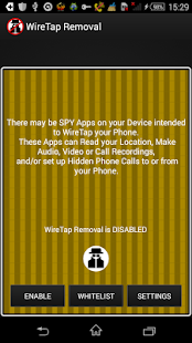 WireTap and Spy Removal Screenshot