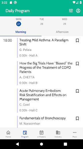 CHEST Congress 2022 Screen 2