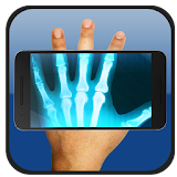 X-ray body scanner camera simulator icon