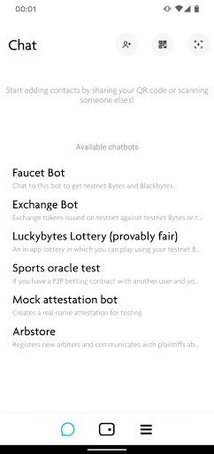 Android application Obby Chat screenshort