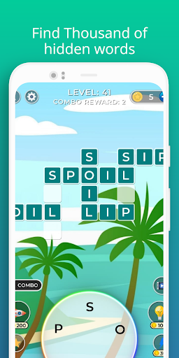 Screenshot of Connect Words Game Play