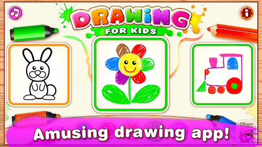 Bini Drawing for kids games  screenshots 1