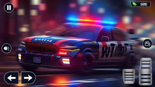 Police Thief Chase Car Game 3d