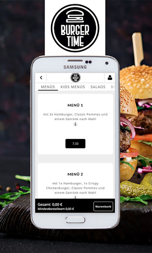 Burger Time Screen 2