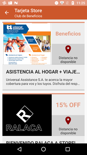 Tarjeta Store