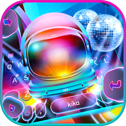 Disco Neon Light Beam Keyboard logo