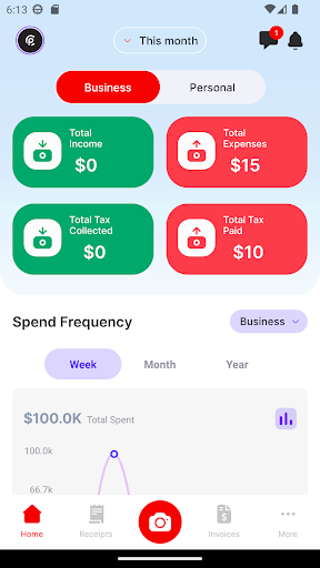 Android application CPA Expense Tracker screenshort