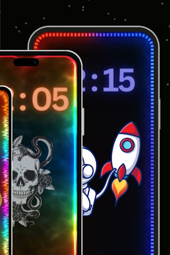 Edge Lighting, Wallpaper Color Screen 2