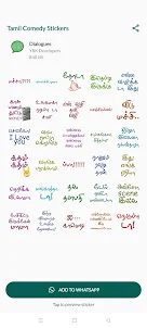 Tamil Comedy Stickers
