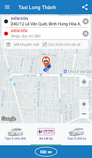 Taxi Long Thành Screen 2