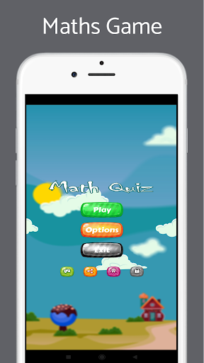 Android application Maths Quiz Games screenshort