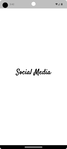 Android application Social Media Application screenshort