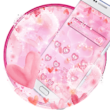 Pink Glitter Diamond Theme icon