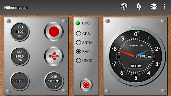 Höhenmesser Screenshot