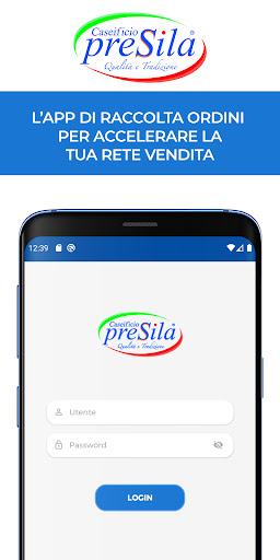 Android application Caseificio Presila screenshort