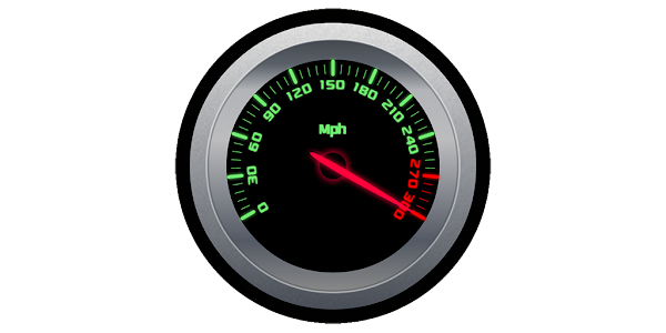 Tomantery Tacho LED à réponse Rapide, jauge de régime Moteur de Haute  précision, 8-24 V pour l'industrie de la Mesure de la Vitesse de Rotation  Diverses Applications pour(Digital Display Speedometer) : 