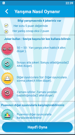 internetsiz Bilgi yarışması Screen 2