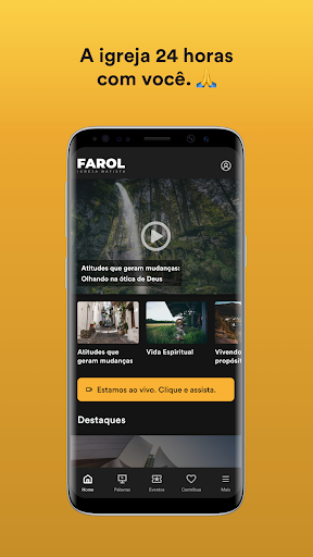 Android application Igreja Batista Farol screenshort