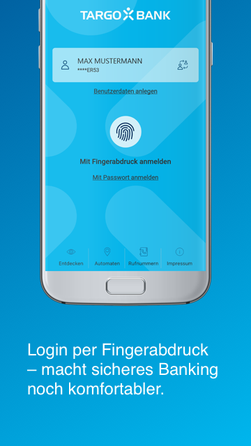 Android application TARGOBANK Mobile Banking screenshort
