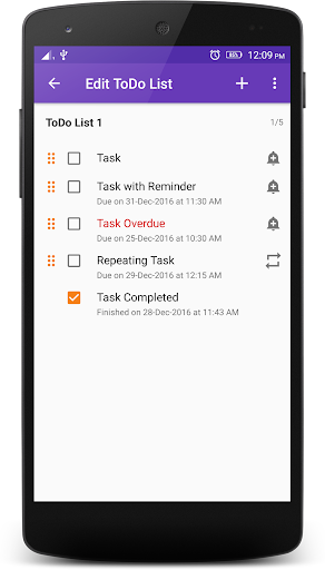 ToDo List Screen 3