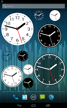 Simple アナログ時計 秒針対応ウィジェット Androidアプリ Applion