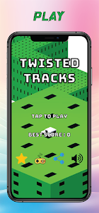 Twisted Tracks:  Curved Chaos