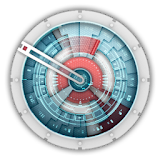 Starship Console Clock Widget icon