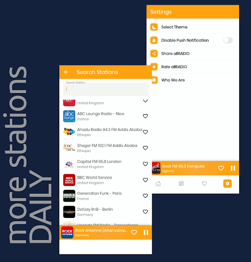 allRADIO Screen 3