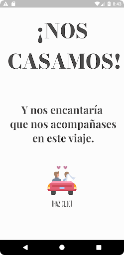 Android application Boda Sandra y Thor screenshort